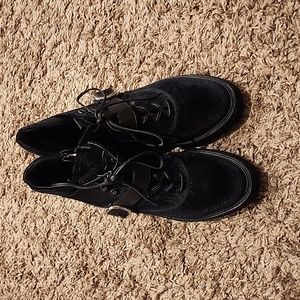 Coach x Tabitha Simmons Black Velvet Booties 7.5